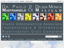 Tablet Screenshot of mastrangeloemilillo.com